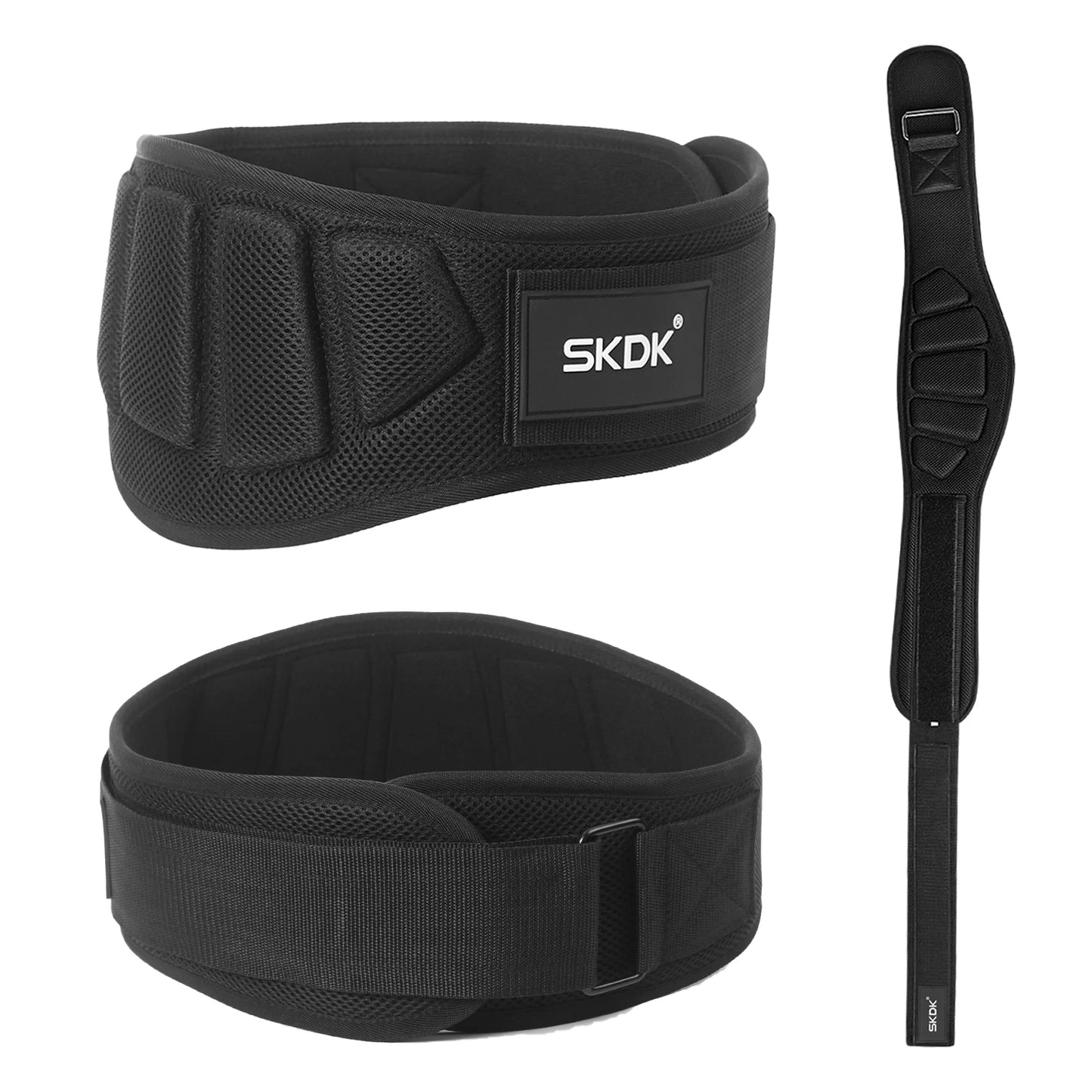 SKDK Weightlifting Belt Back Support Belt Men Waist Protection Fitness