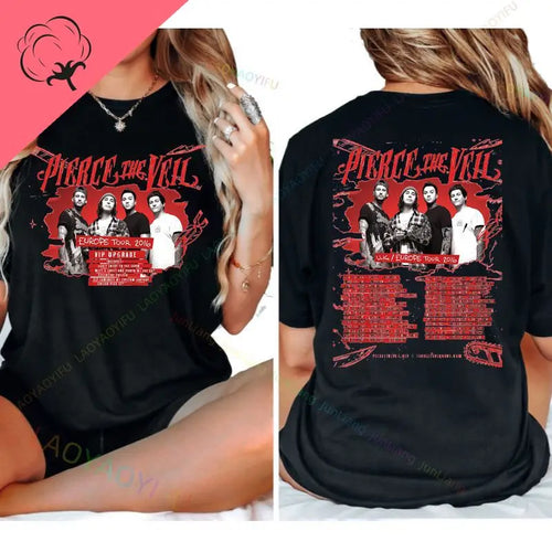 Pierce The Veil Singer Hip Hop Men and Women 100% Cotton Funny T-shirt