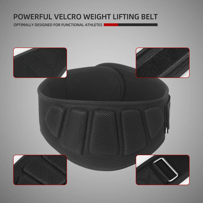 SKDK Weightlifting Belt Back Support Belt Men Waist Protection Fitness