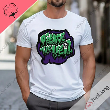 Pierce The Veil Singer Hip Hop Men and Women 100% Cotton Funny T-shirt